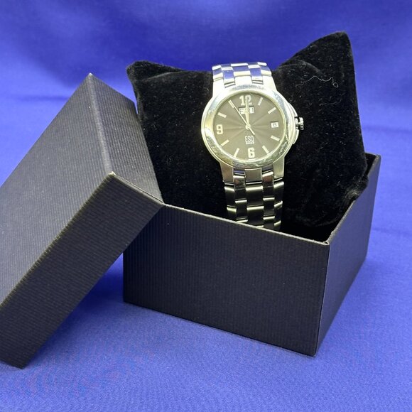 ESQ by Movado Stainless Steel Swiss Quartz Analog Men’s Watch - Picture 12 of 13